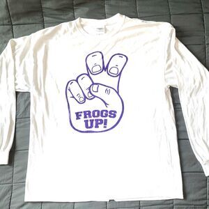 TCU FROGS UP LONG SLEEVE SHIRT XL